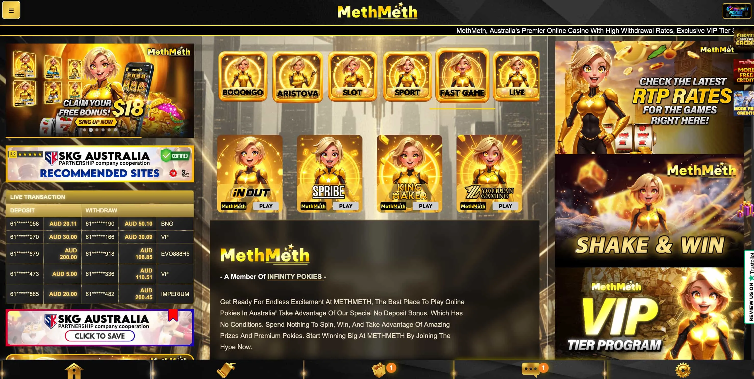 Methspin Casino at a Glance: What Aussie Players Get